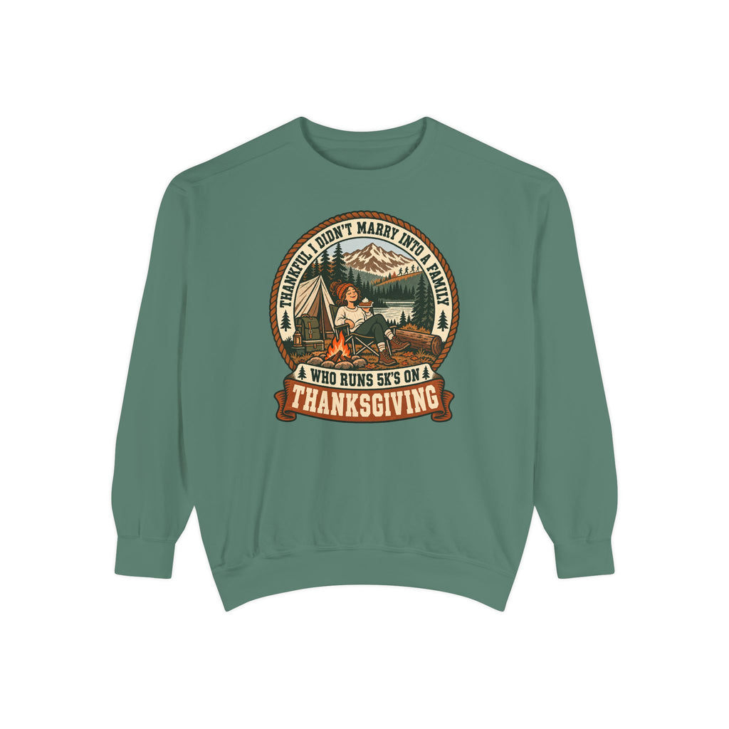 Not a 5K Family Camp Badge Sweatshirt