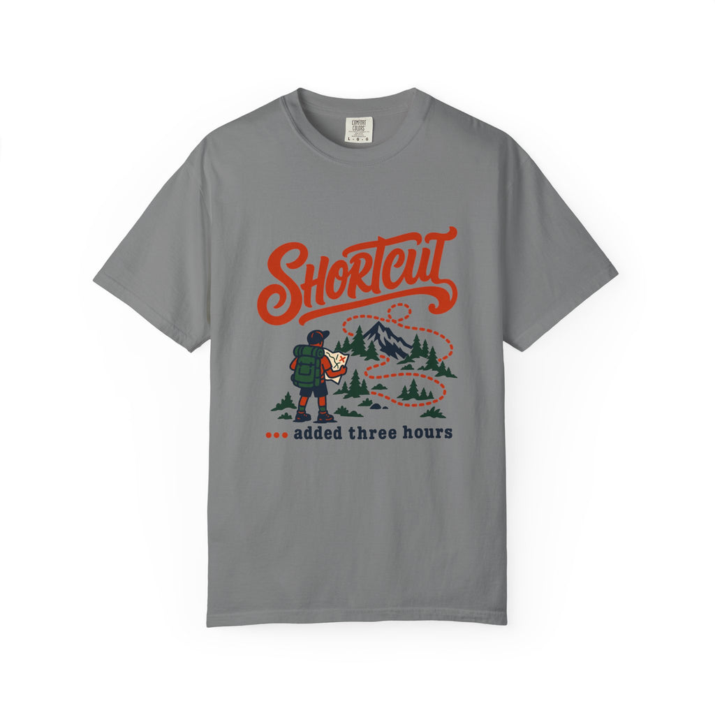 Shortcut Added Three Hours T-Shirt – Grey