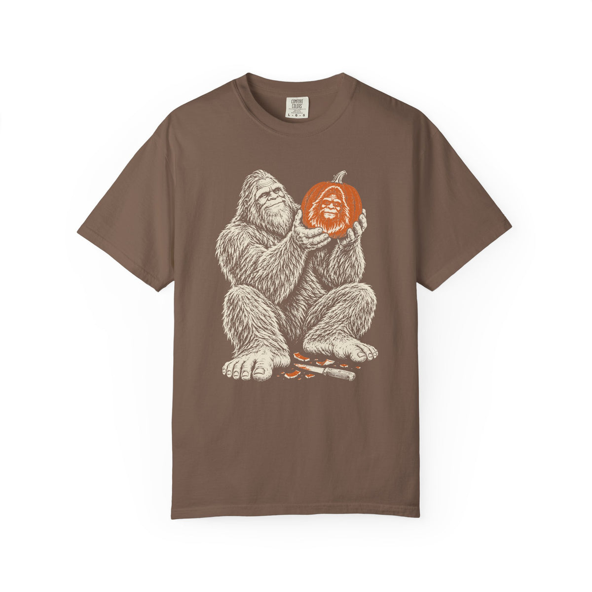 Bigfoot Pumpkin Carver T-Shirt
