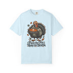 Pass the Pie, Hold the Drama T-Shirt – Chambray