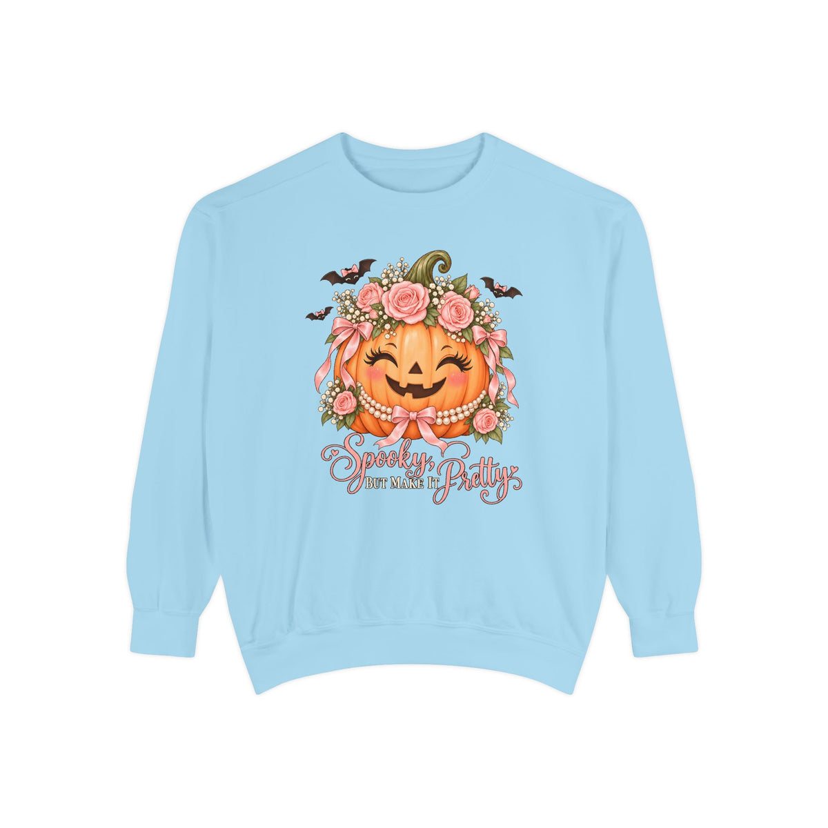 Spooky, But Make It Pretty Sweatshirt – Chambray