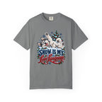 Snow Is My Love Language T-Shirt – Grey