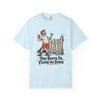 Two Beers In, Fixing the Fence T-Shirt – Chambray