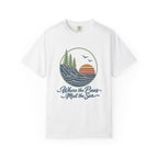 Where the Pines Meet the Sea T-Shirt – White