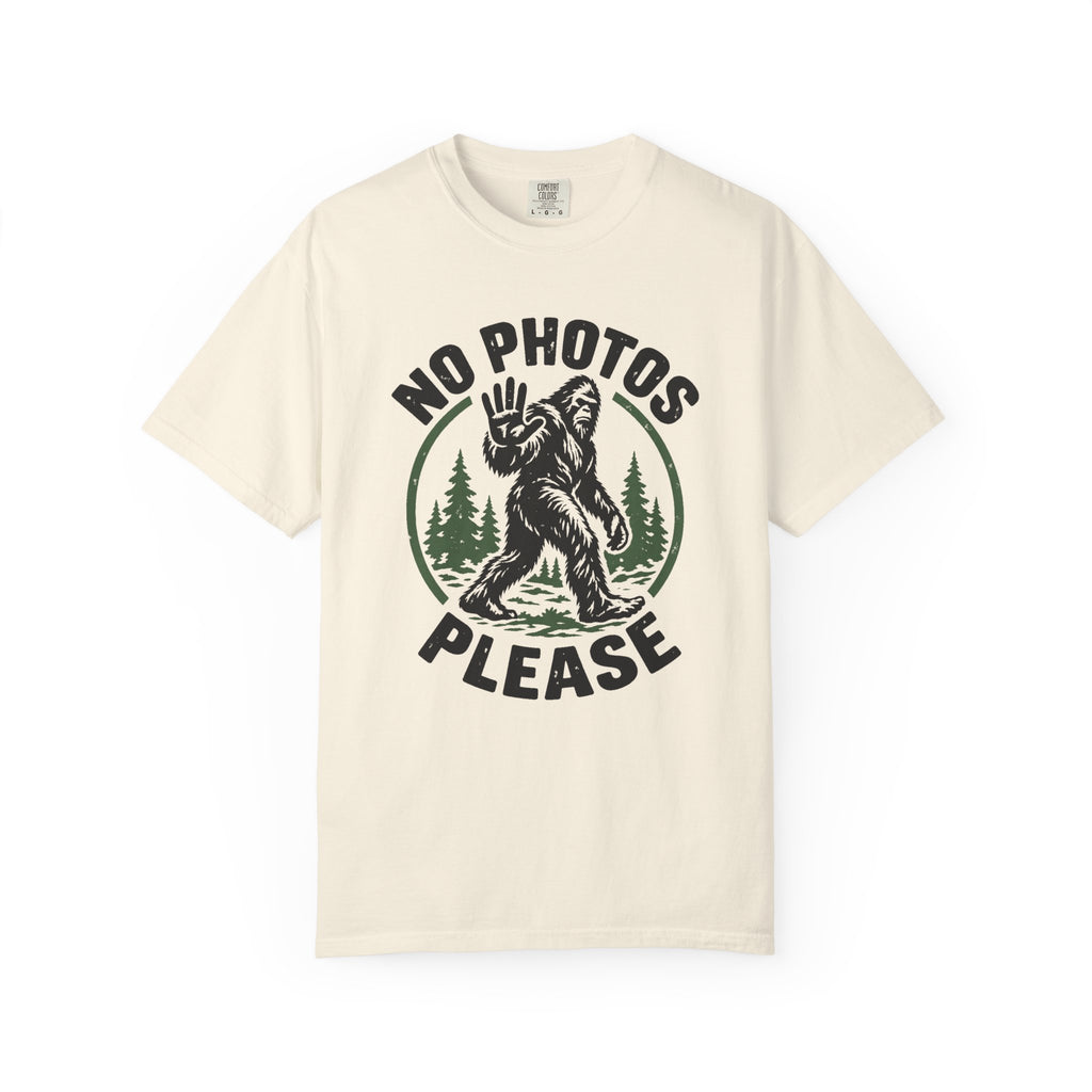 No Photos Please T-Shirt – Ivory