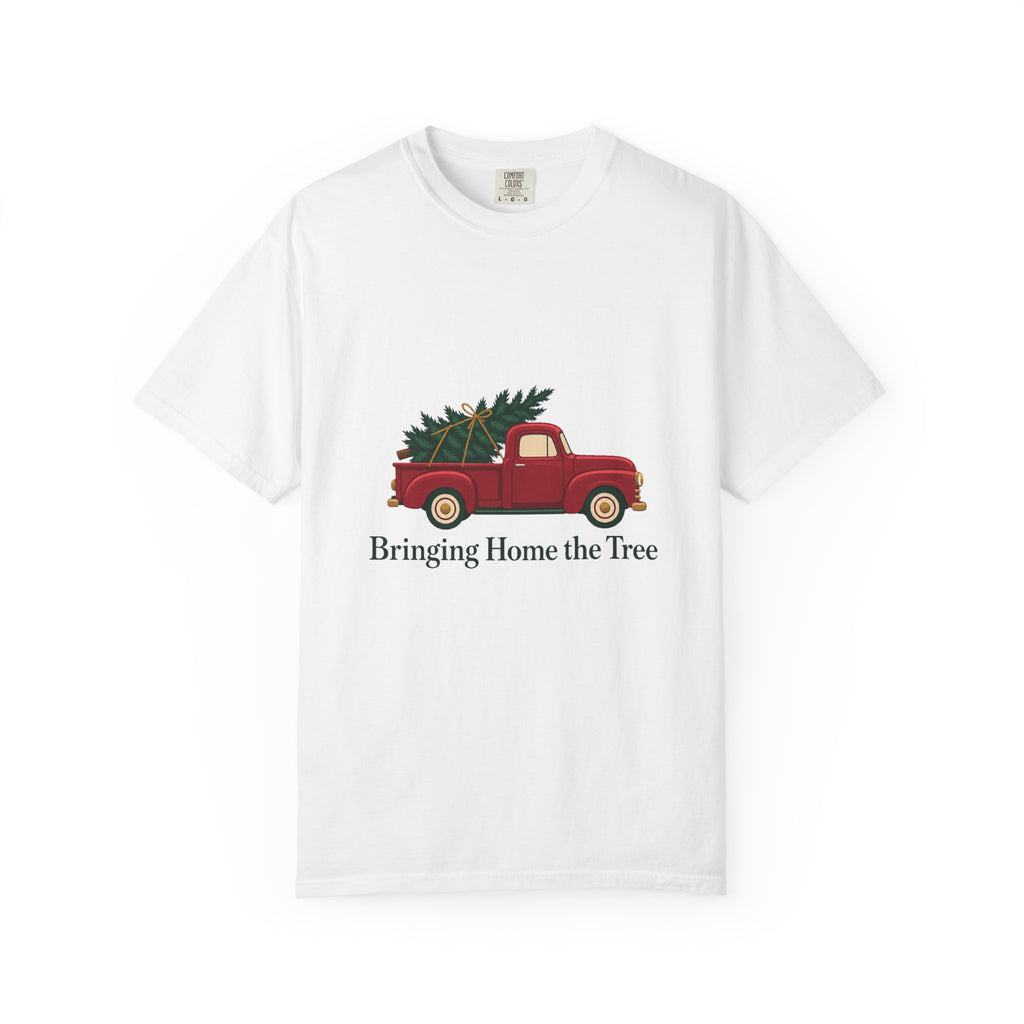 Bringing Home the Tree T-Shirt – White