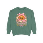 Bows, Blooms & Jack-o'-Lanterns Sweatshirt – Light Green