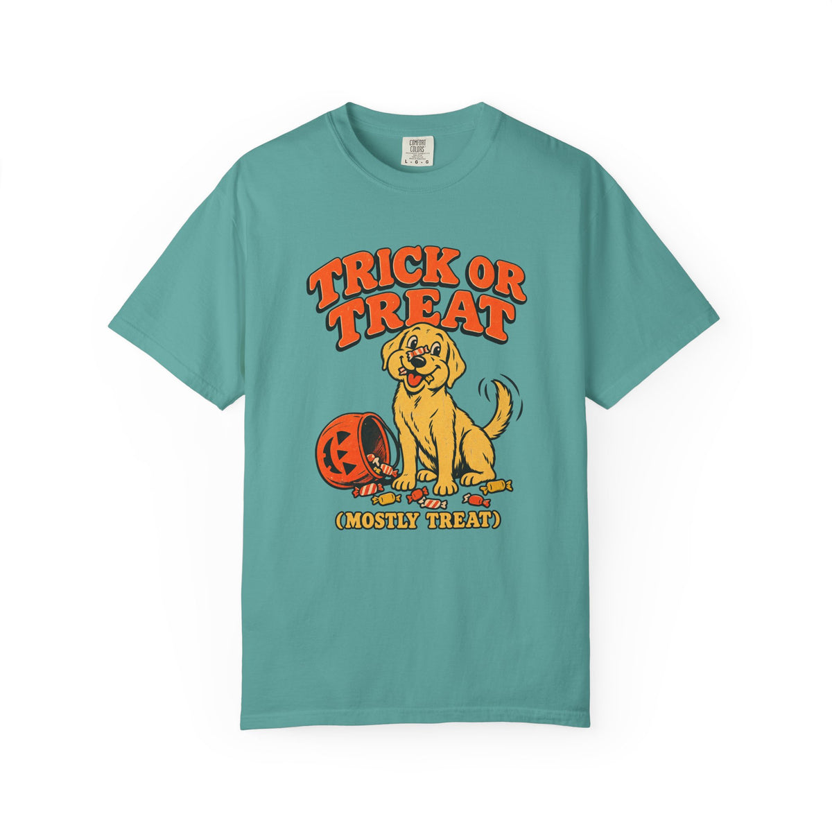 Trick or Treat (Mostly Treat) T-Shirt – Seafoam