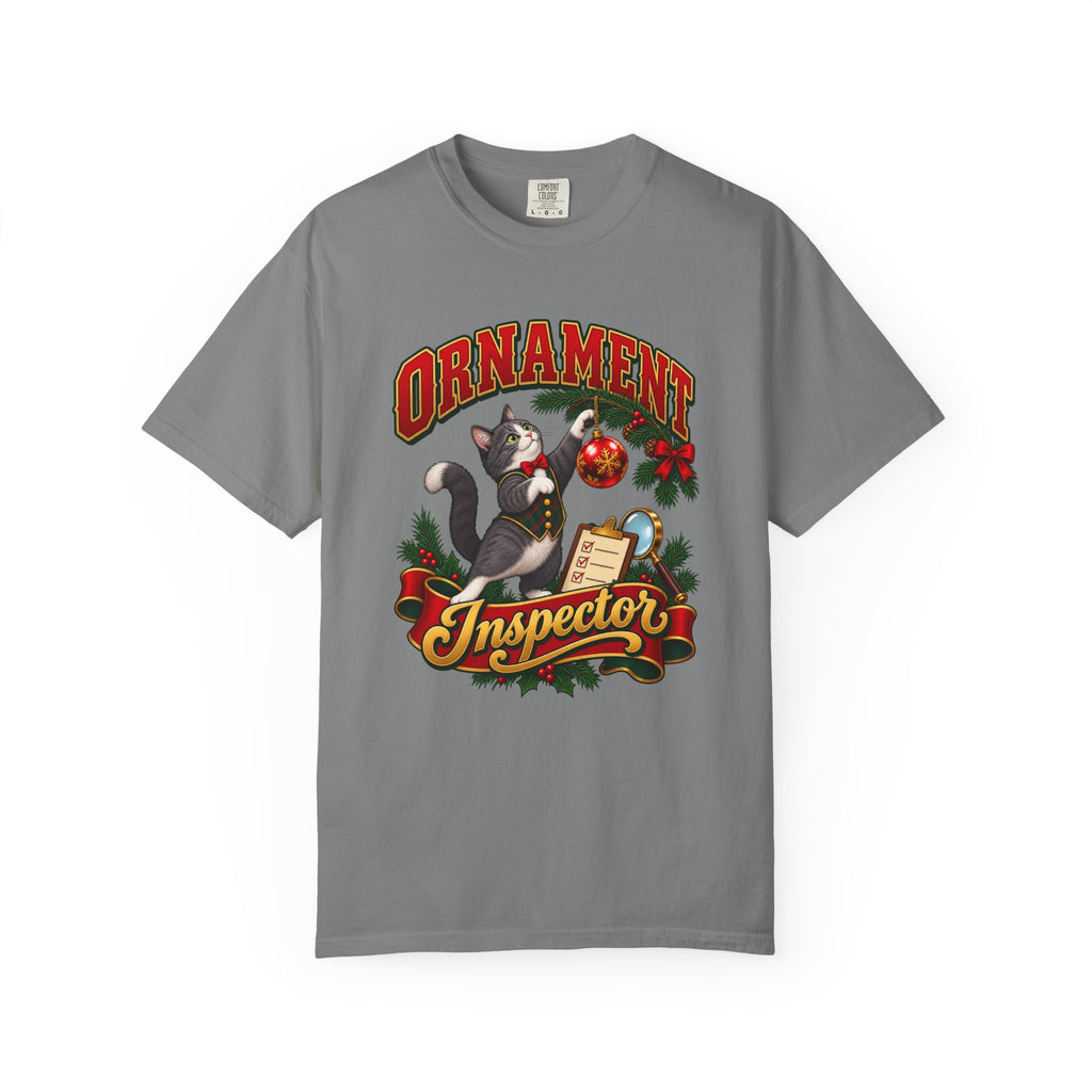 Ornament Inspector T-Shirt – Grey