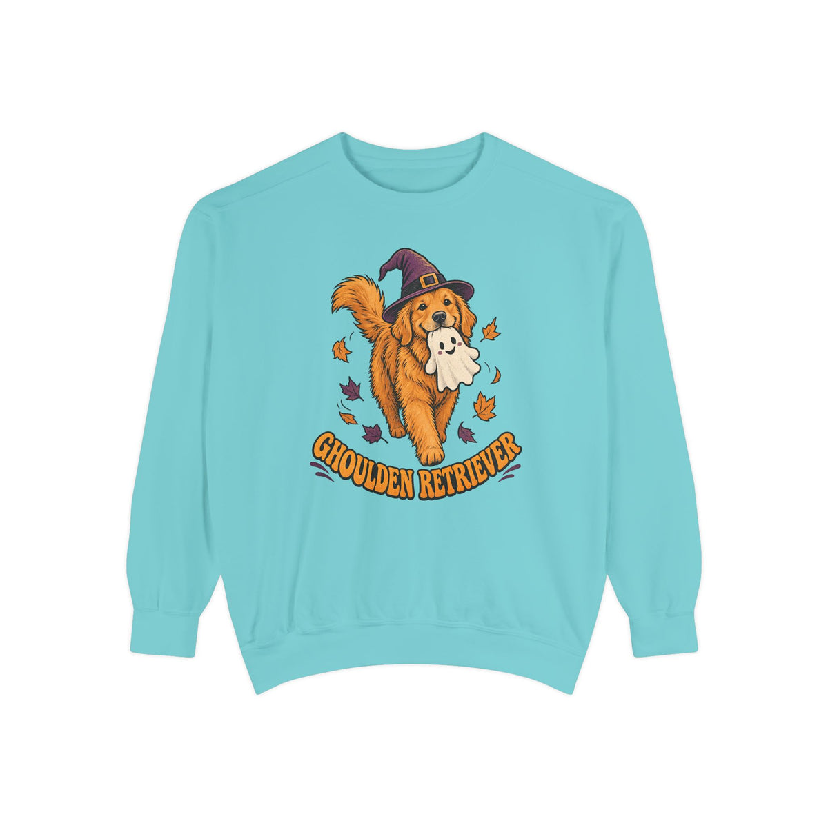Ghoulden Retriever Sweatshirt – Chalky Mint