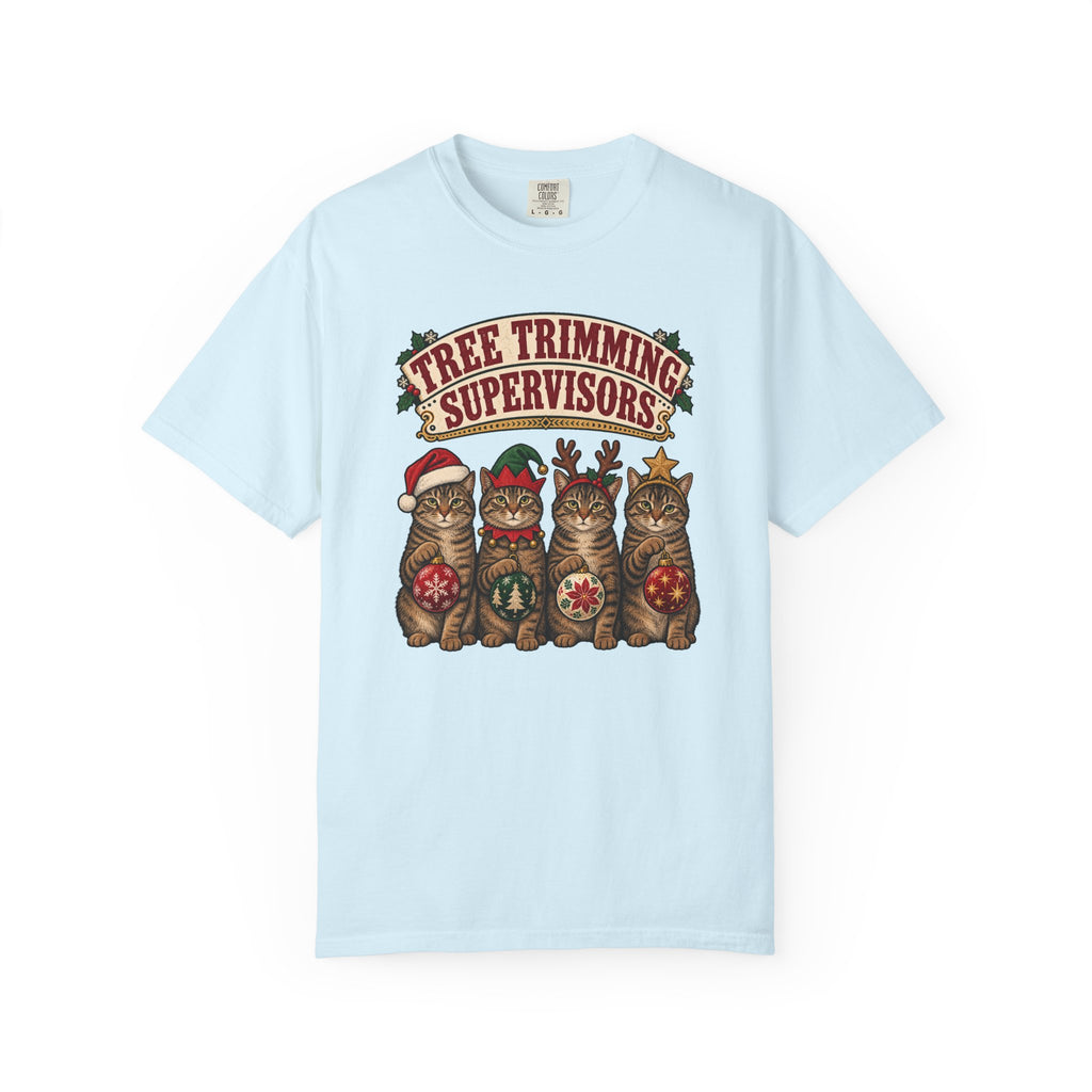Tree Trimming Supervisors T-Shirt – Chambray