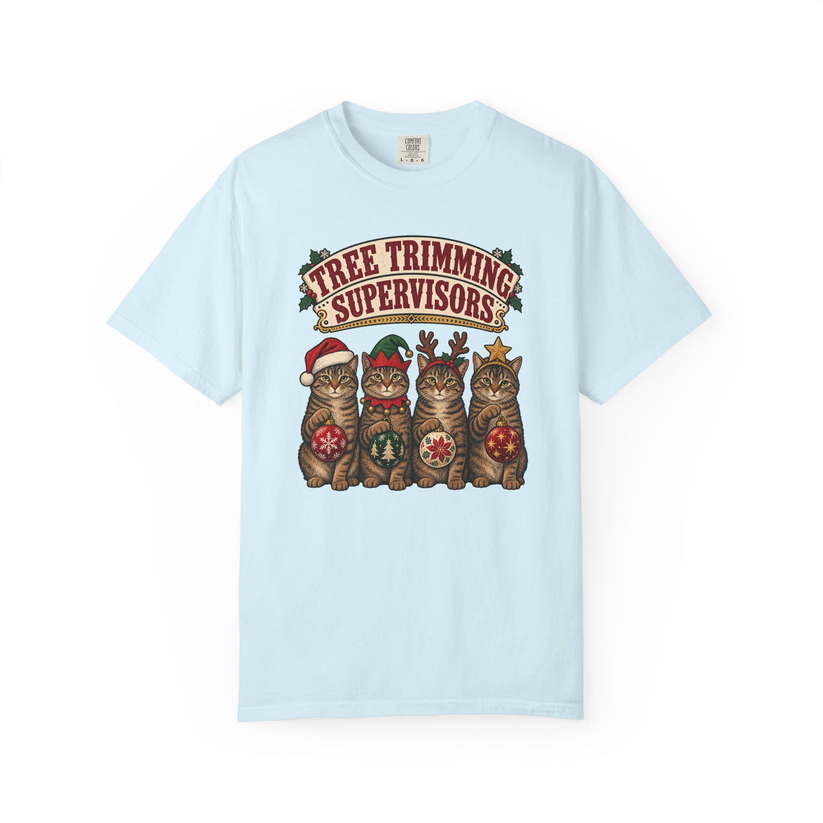 Tree Trimming Supervisors T-Shirt – Chambray