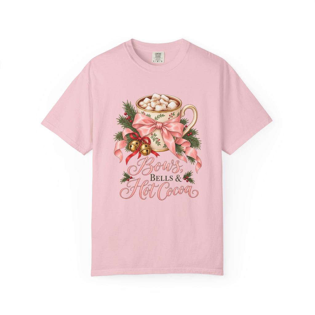 Bows, Bells & Hot Cocoa T-Shirt – Blossom