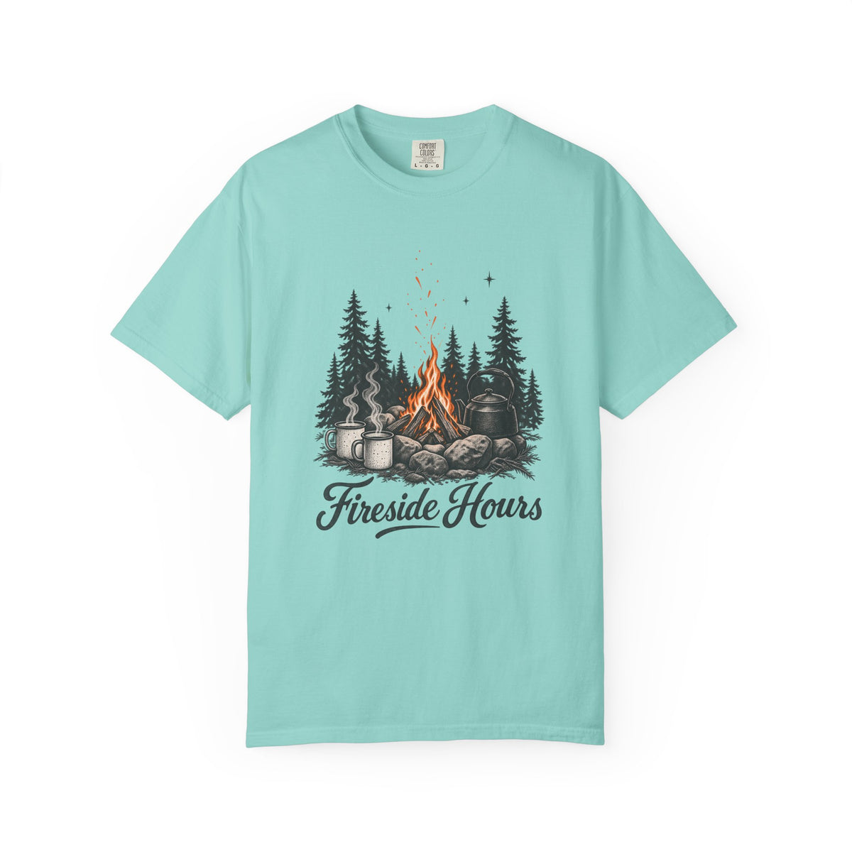 Fireside Hours T-Shirt – Chalky Mint