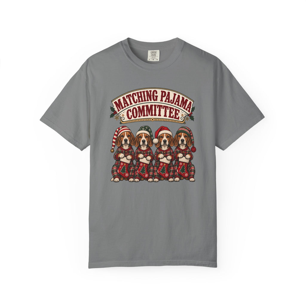 Matching Pajama Committee T-Shirt – Grey