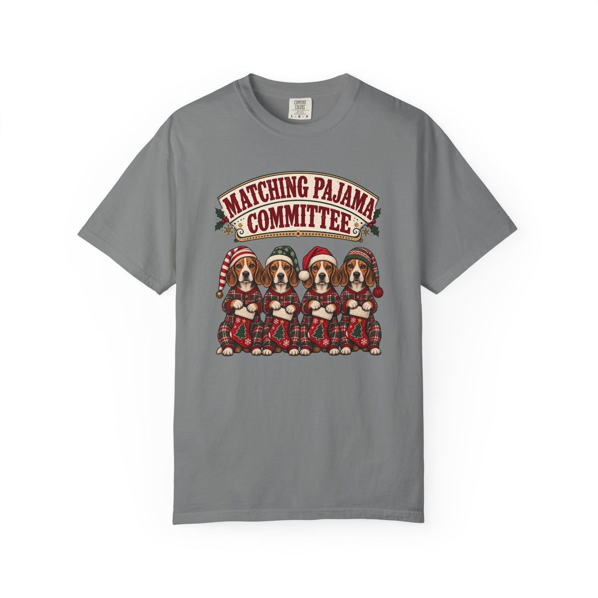 Matching Pajama Committee T-Shirt – Grey