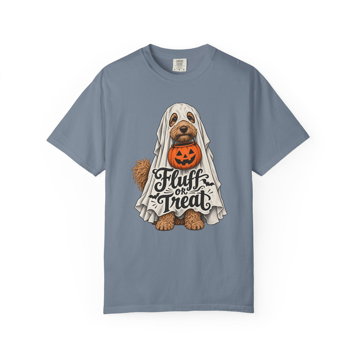 Fluff or Treat T-Shirt – Blue Jean