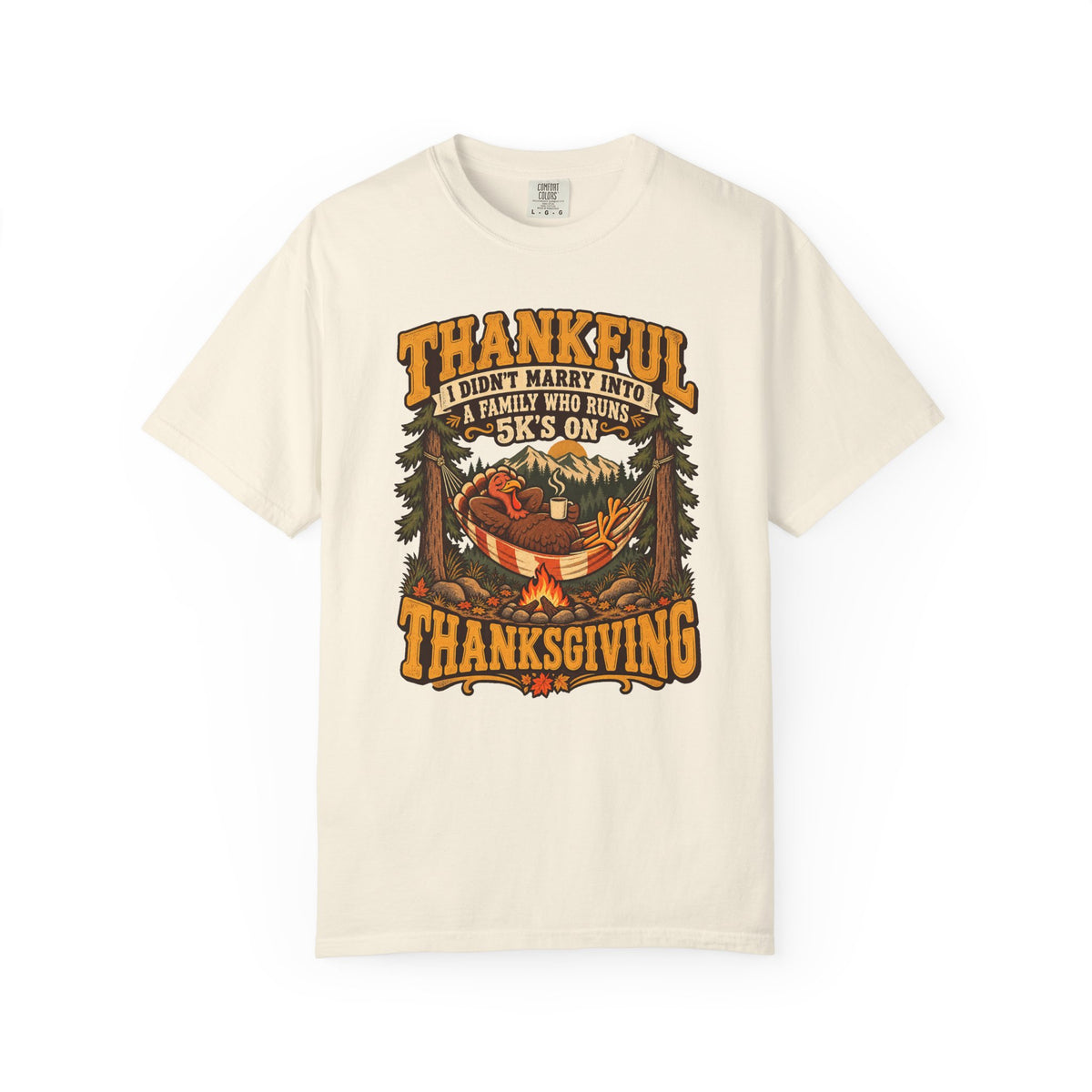 Not a 5K Family Turkey Hammock T-Shirt