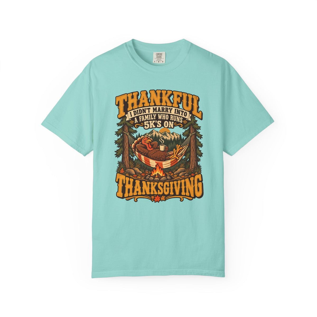 Not a 5K Family Turkey Hammock T-Shirt