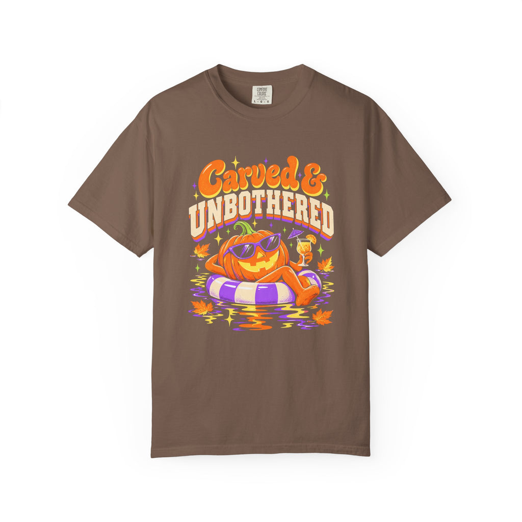 Carved & Unbothered T-Shirt – Espresso