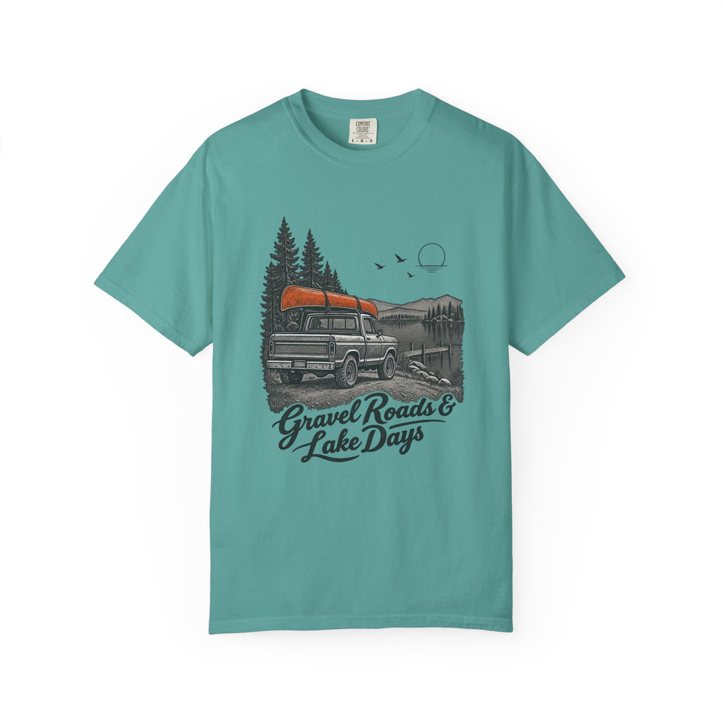 Gravel Roads & Lake Days T-Shirt – Seafoam