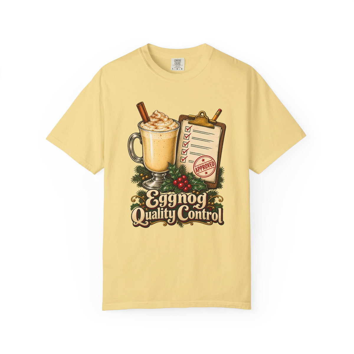 Eggnog Quality Control T-Shirt – Butter