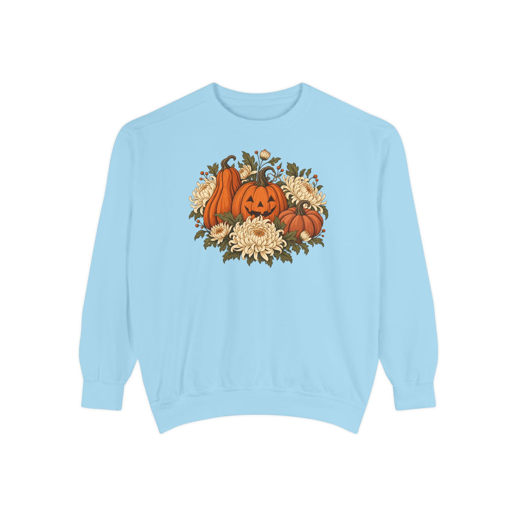 Botanical Pumpkins Sweatshirt – Chambray