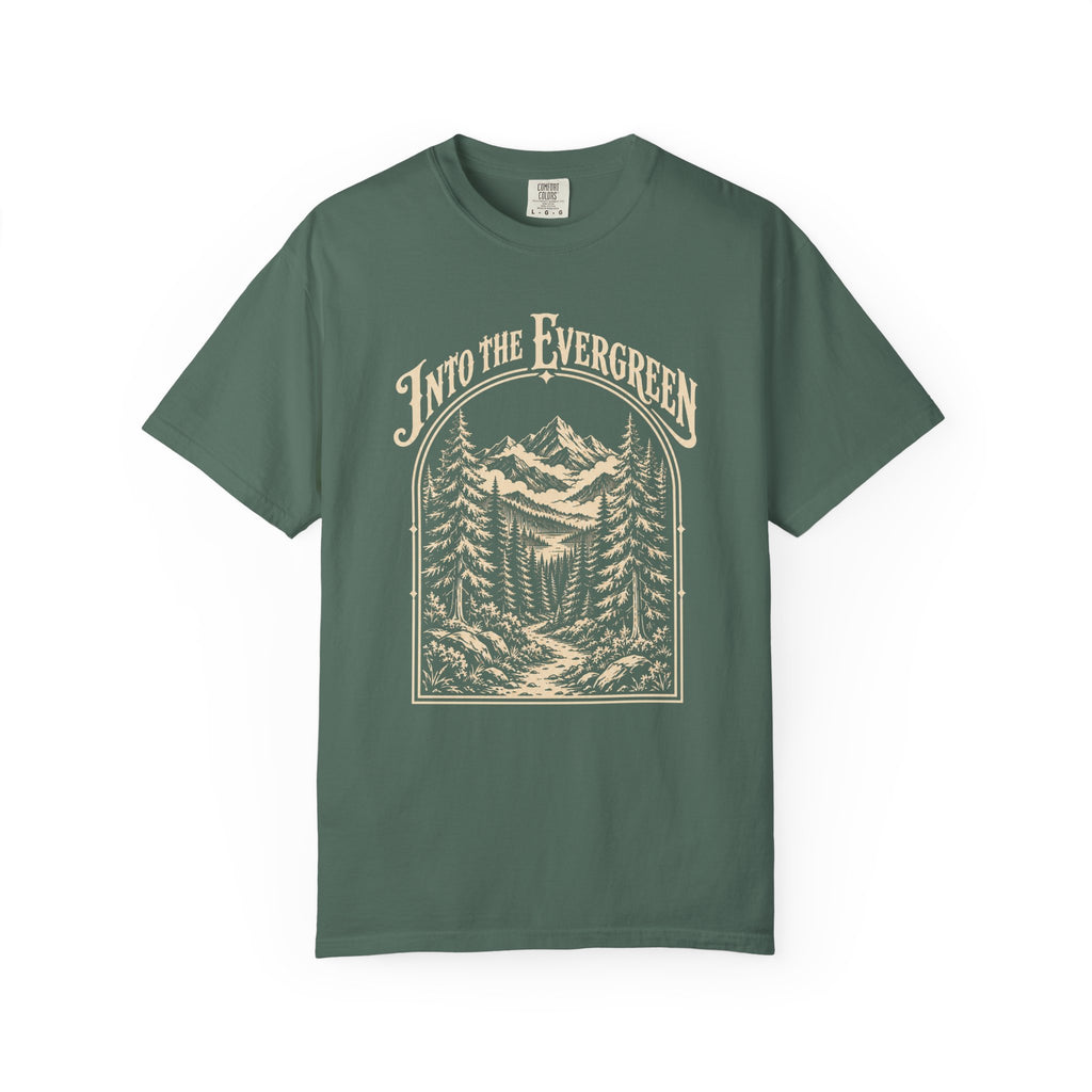 Into the Evergreen T-Shirt – Blue Spruce