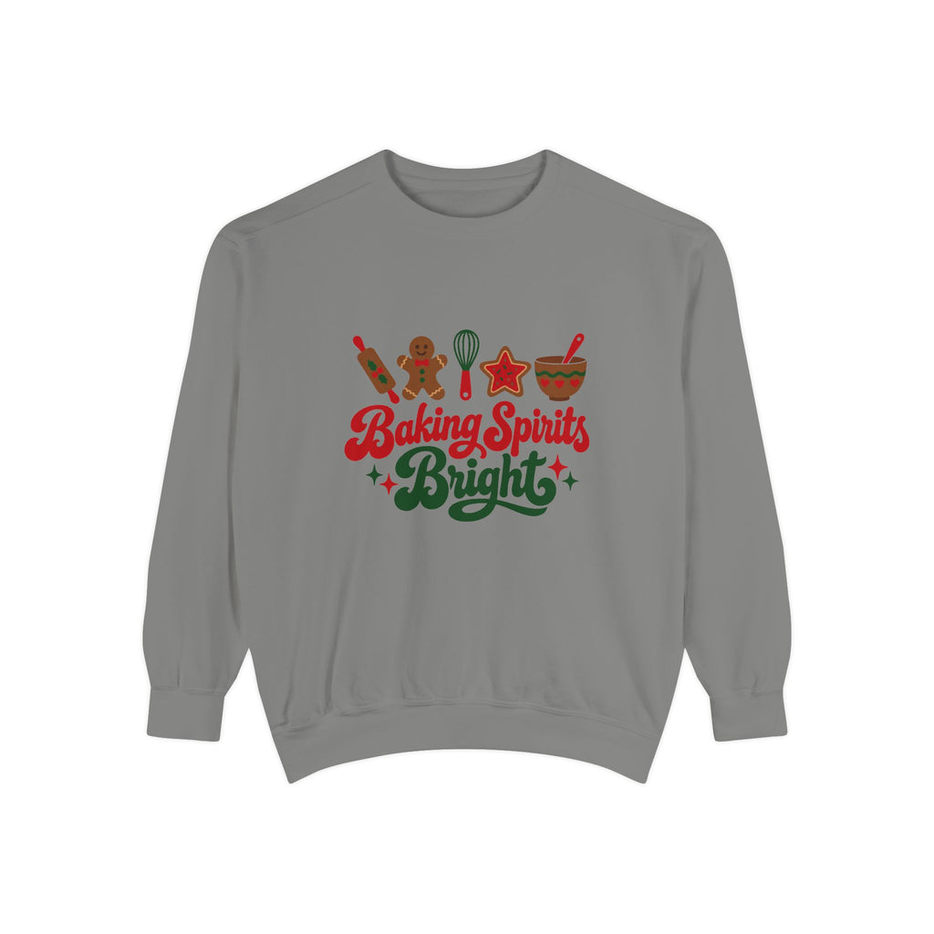 Baking Spirits Bright Sweatshirt – Grey
