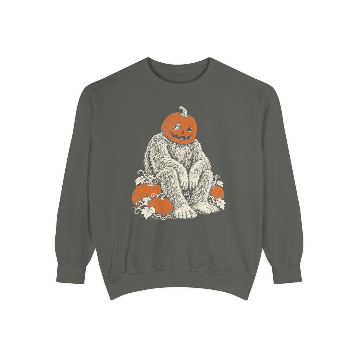 Bigfoot Pumpkin Head Sweatshirt