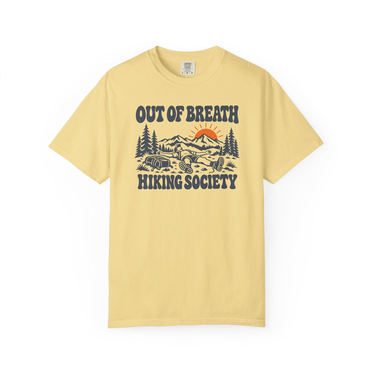 Out of Breath Hiking Society Flat Out T-Shirt