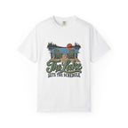 The Lake Sets the Schedule T-Shirt – White