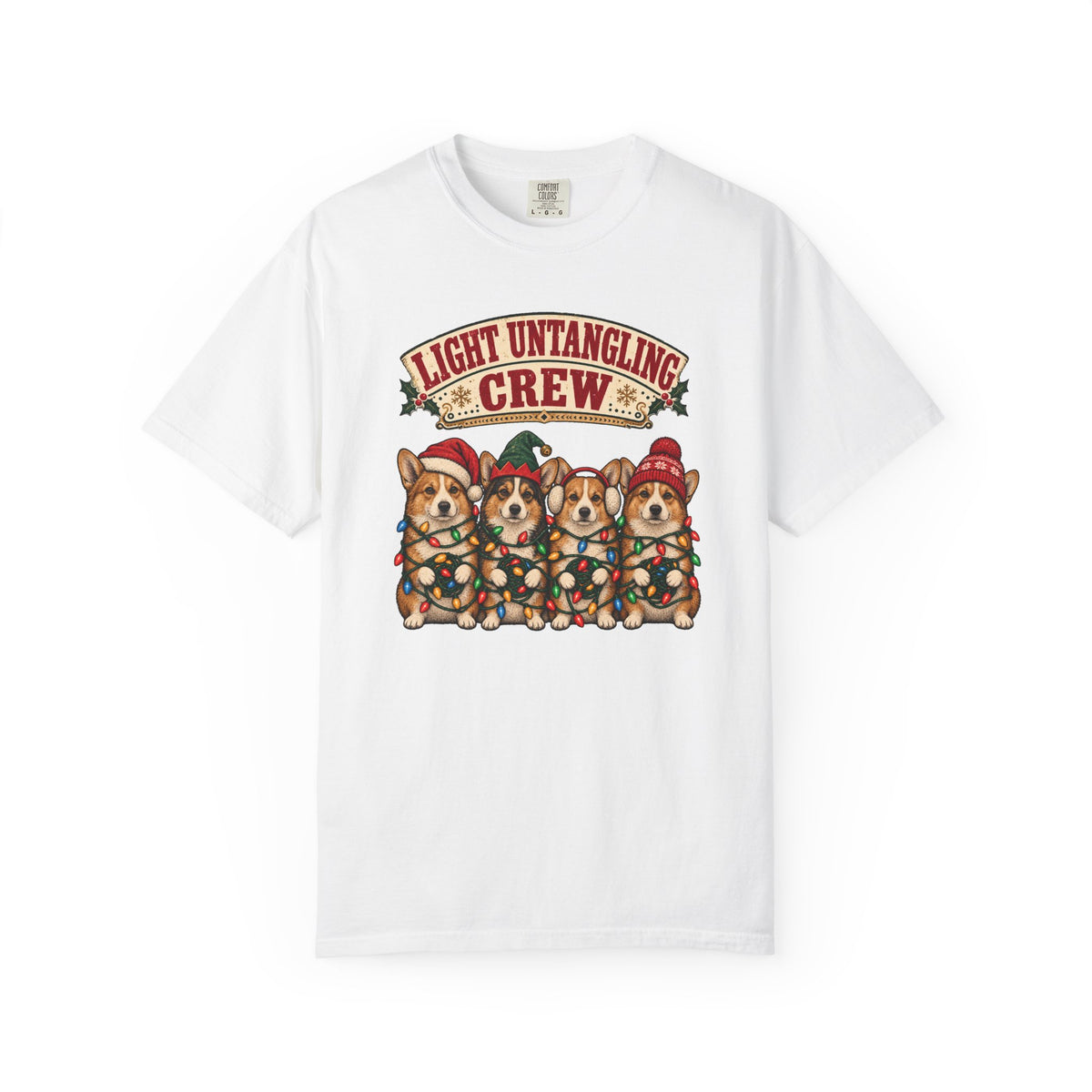 Light Untangling Crew T-Shirt – White