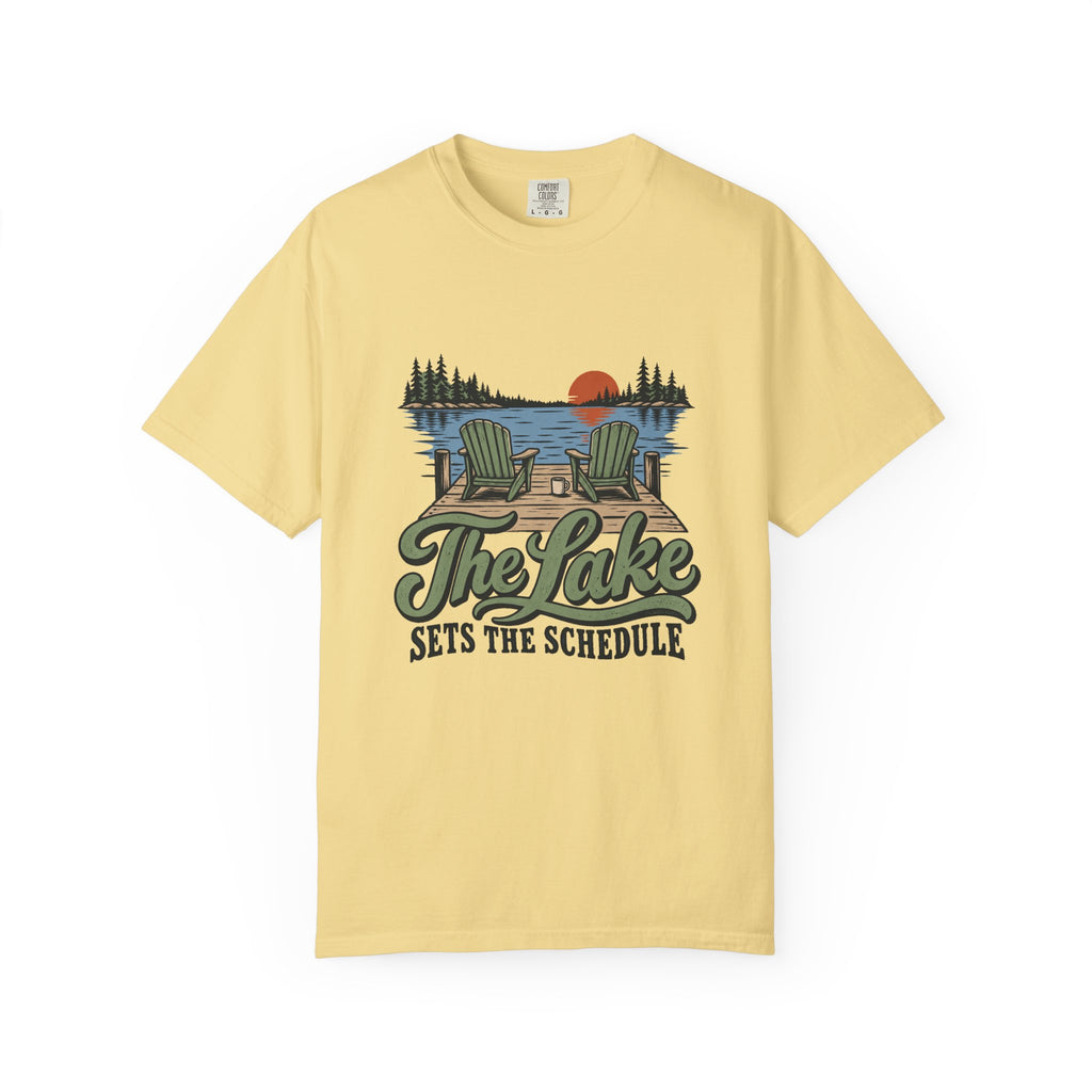 The Lake Sets the Schedule T-Shirt – Butter