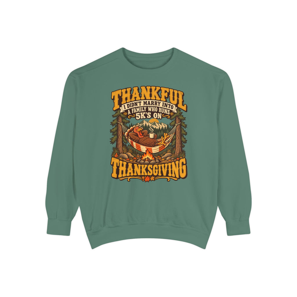 Not a 5K Family Turkey Hammock Sweatshirt