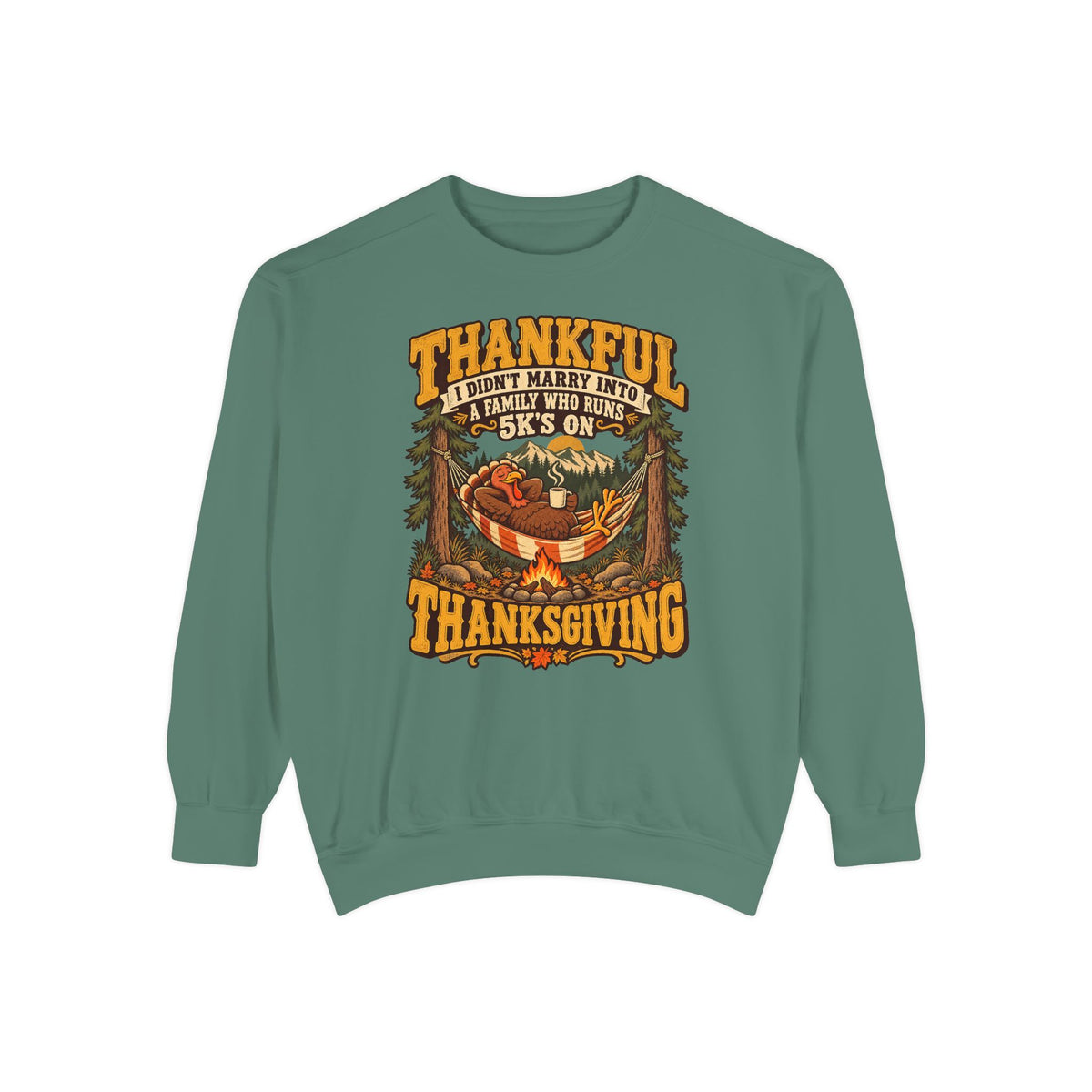 Not a 5K Family Turkey Hammock Sweatshirt