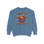 Jingle All the Way to the Couch Ugly Christmas Sweatshirt – Blue Jean