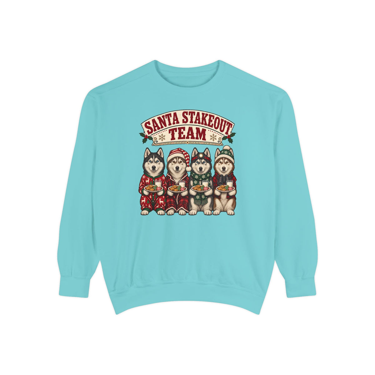 Santa Stakeout Team Sweatshirt – Chalky Mint
