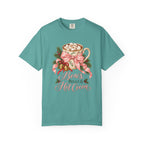 Bows, Bells & Hot Cocoa T-Shirt – Seafoam