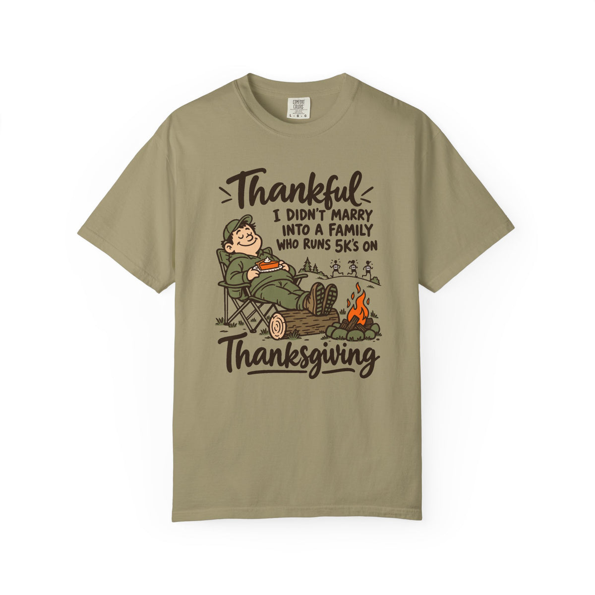 Not a 5K Family Camp Chair Nap T-Shirt
