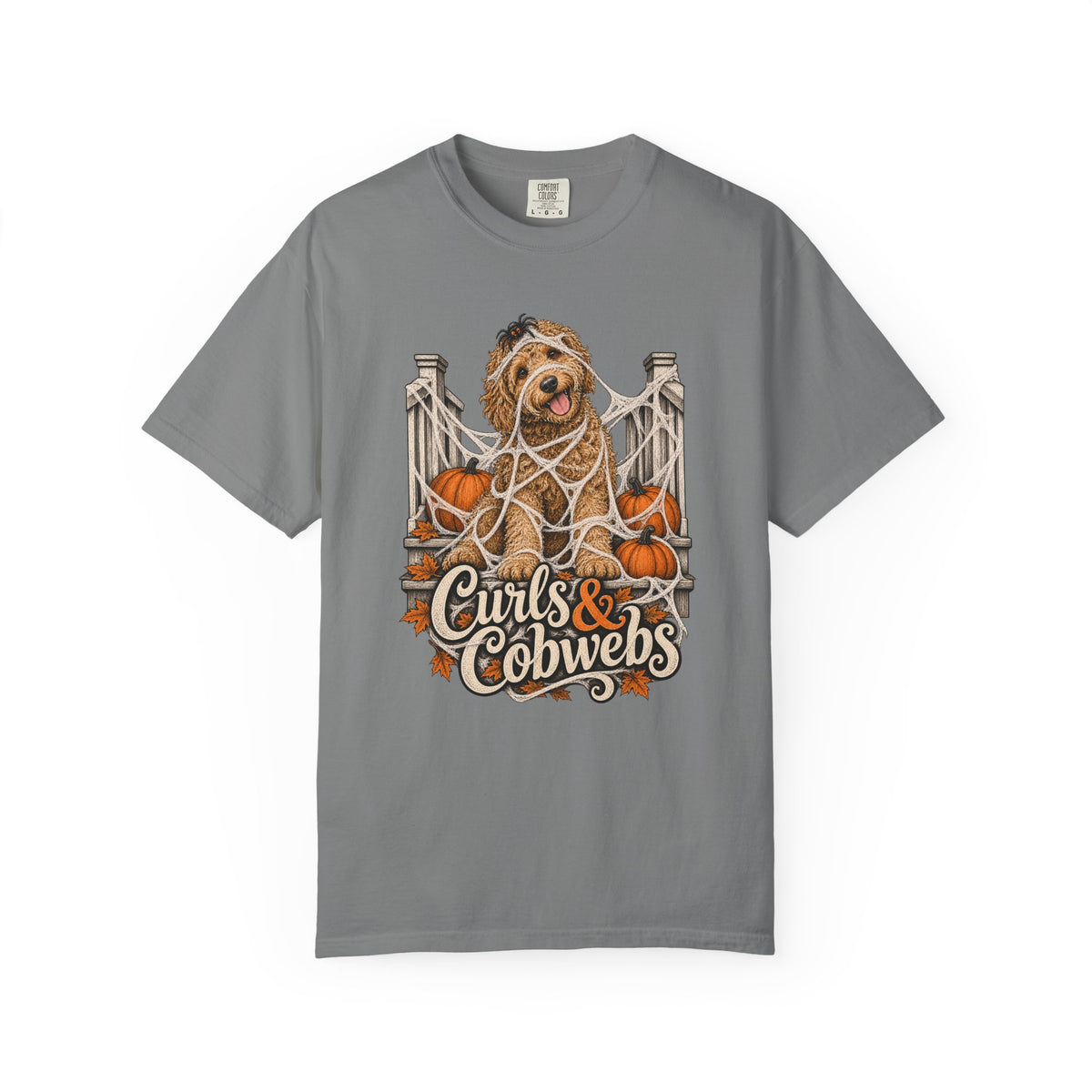 Curls & Cobwebs T-Shirt – Grey