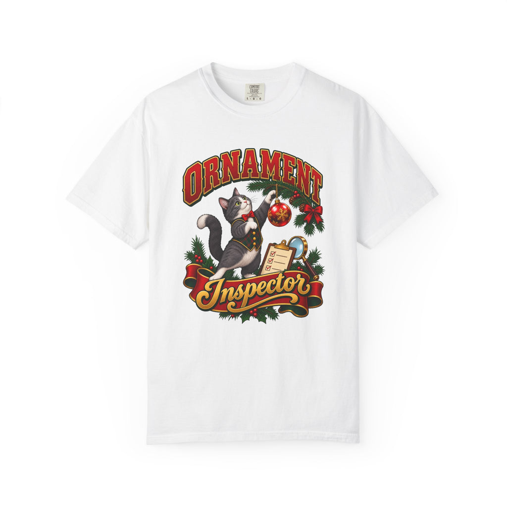 Ornament Inspector T-Shirt – White