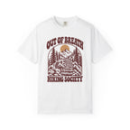 Out of Breath Hiking Society Log Steps T-Shirt