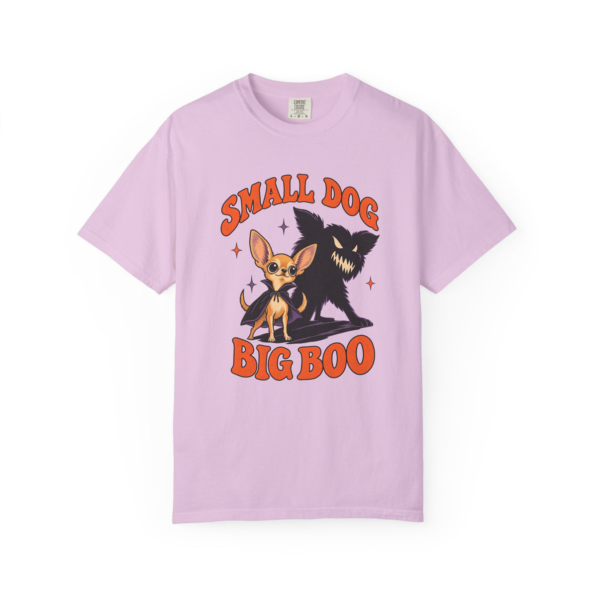 Small Dog, Big Boo T-Shirt – Orchid