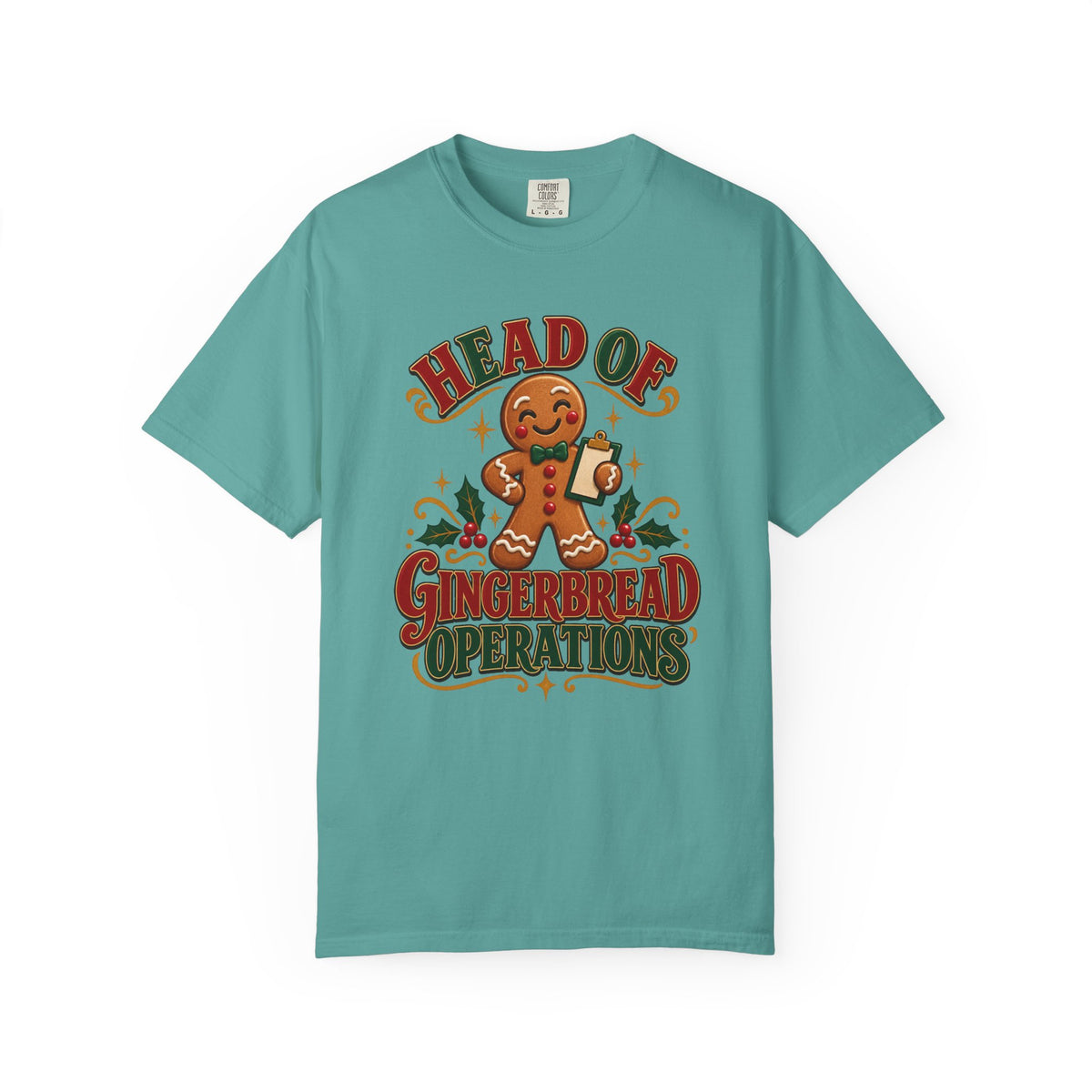 Head of Gingerbread Operations T-Shirt – Seafoam