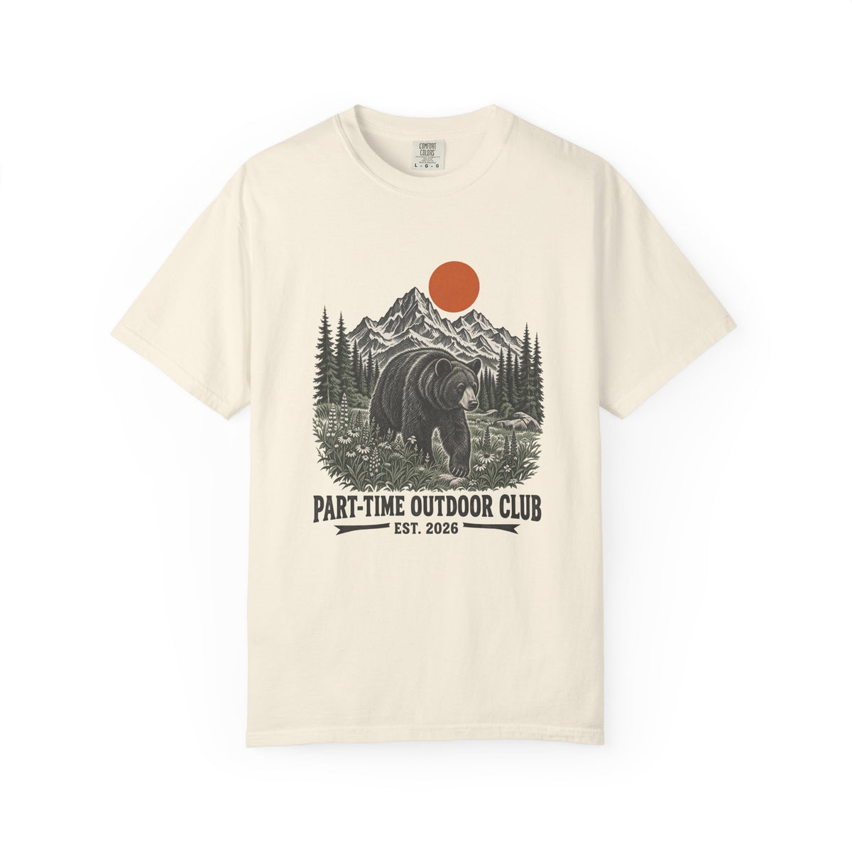Outdoor Club Bear T-Shirt – Ivory