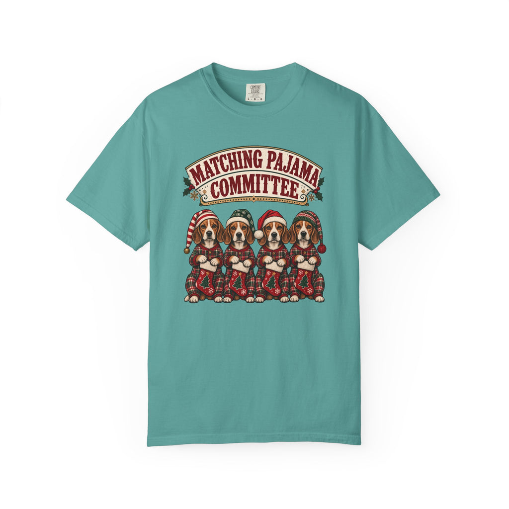 Matching Pajama Committee T-Shirt – Seafoam