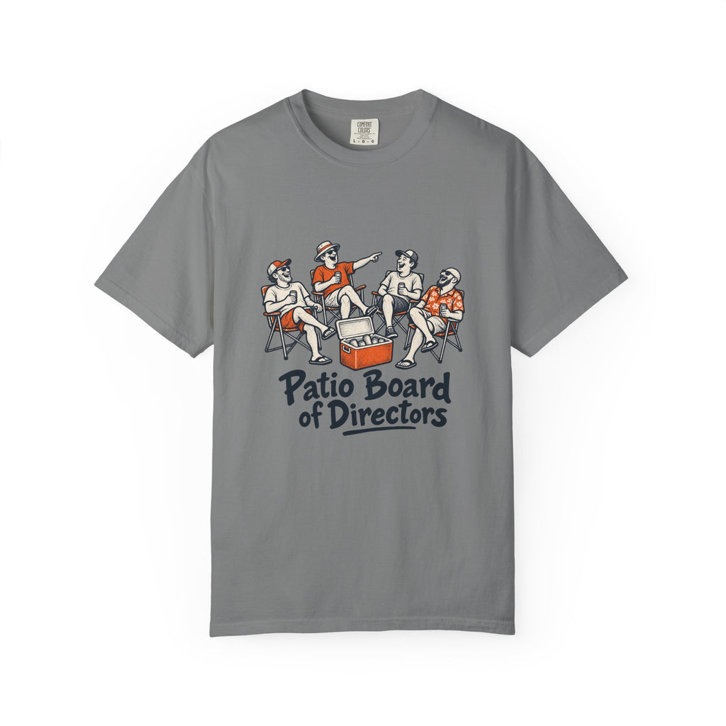 Patio Board of Directors T-Shirt – Grey
