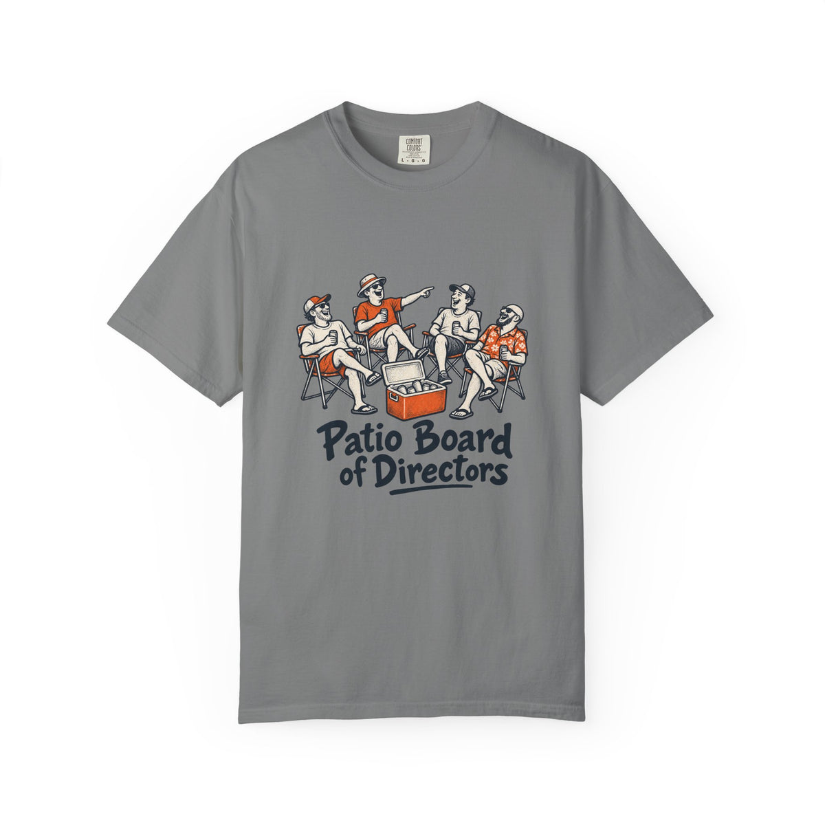 Patio Board of Directors T-Shirt – Grey
