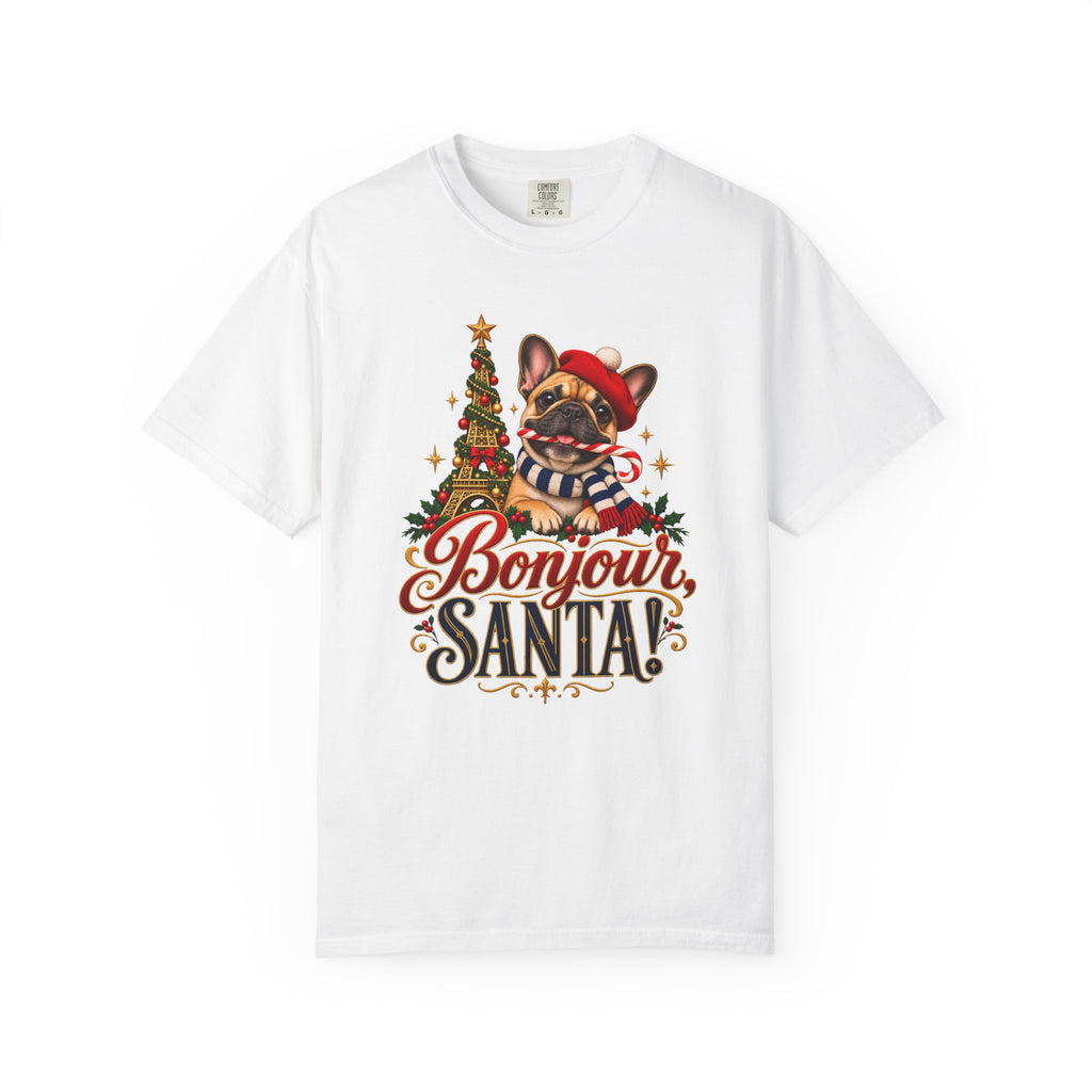 Bonjour, Santa! T-Shirt – White